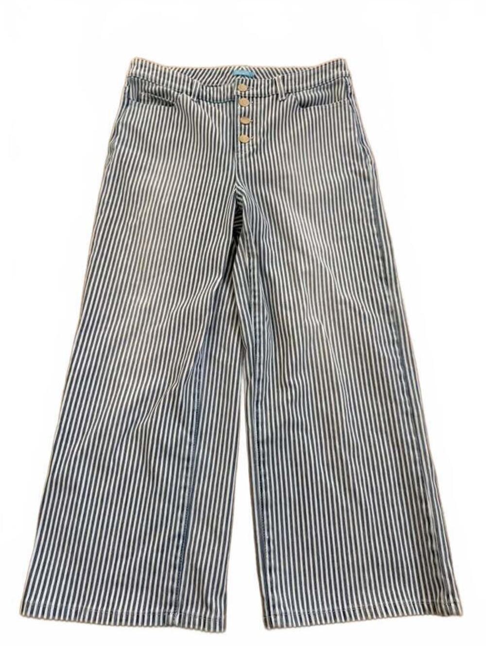 Women’s J McLaughlin Striped Cropped Pants Sz 30x24